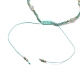 Bracelet de perles tressées en cordon de nylon ajustable BJEW-JB05683-02-3