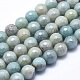 Chapelets de perles en amazonite naturelle G-O164-02-6mm-1