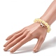 Perline in perline acrilico trasparente perline di zucca braccialetto elasticizzato per bambino BJEW-JB06593-4