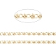 Anello in ottone con placcatura a cremagliera e catena a maglie a punta CHC-K013-04-3