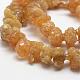 Electroplate Natural Citrine Bead Strands G-F331-06-A-3