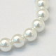 Chapelets de perle en verre peint de cuisson X-HY-Q003-3mm-01-2