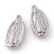 201 Stainless Steel Lady of Guadalupe Pendants STAS-Q195-120-1