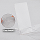 Hobbiesay 4 Packung transparenter Acryl-Ständer AJEW-WH0258-620-4