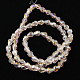 Electroplate Glass Beads Strands EGLA-D015-7x5mm-23-2