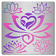 Gorgecraft 6.3 pollice stencil in metallo di loto riutilizzabile fiore yoga modelli in acciaio inox pittura floreale strumento diario per dipingere su parete di legno DIY-WH0238-082-1