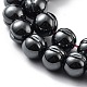 Chapelets de perles hématite synthétique sans magnétique G-H303-B16-3