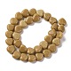 Нити синтетических бусин из желтого золота G-I372-A11-01-5