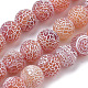 Natural Weathered Agate Beads Strands G-S259-05F-6mm-1