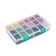 Transparent Crackle Glass Beads CCG-JP0001-02C-5