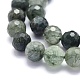 Natürlichen grünen Rutilquarz Perlen Stränge G-O171-01-8mm-3