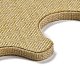 Soportes de exhibición de barra para pulseras/brazaletes de tela de lino de 3 nivel BDIS-C001-01A-3
