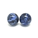 Perles de sodalite naturelles G-F222-39A-18mm-2