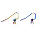 Placage ionique (ip) 304 crochets de boucle d'oreille français en acier inoxydable STAS-S119-013-2