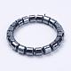 Non-Magnetic Synthetic Hematite Stretch Bracelets BJEW-K157-01-1