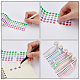 Craspire japanischer Papier selbstklebender Aufkleber DIY-CP0002-66-3