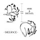 Shegrace elegante rhodinierte Fingerringe aus 925 Sterlingsilber JR390C-2