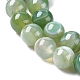 Chapelets de perles en agate à rayures naturelles/agates à bandes G-G582-10mm-58-3