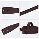 Gorgecraft 2 pièces imitation cuir chaîne ceintures femmes ceinture robe nouer un noeud sans boucle ceinture pour jeans combinaison manteau mode AJEW-GF0006-57B-4
