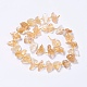 Chapelets de perles de citrine naturelle G-F568-179-2