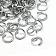 Accessoires à bijoux anneaux de jonction en acier inoxydable de couleur d'origine X-STAS-E011-4x0.7mm-1