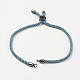 Nylon Twisted Cord Bracelet Making MAK-K006-04B-1