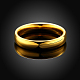 Regali di san valentino anelli per coppia in acciaio al titanio smaltato per donna RJEW-BB16394-7G-6