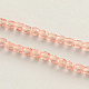 Transparent Glass Beads Strands GLAA-Q043-73-1