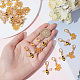 SUNNYCLUE 1 Box 40Pcs 2 Styles Bees Stitch Marker Bee Charms Bulk Honey Bee Charm Removable Lobster Clasp Locking Stitch Markers for Knitting Weaving Sewing Accessories Women Adults DIY Crafting HJEW-SC0001-21-3