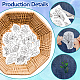 4 Sheets 11.6x8.2 Inch Stick and Stitch Embroidery Patterns DIY-WH0455-020-3