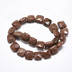 Synthetic Goldstone Beads Strands G-S357-D01-18-2