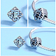 925 Thai Sterling Silber European Beads STER-FF0008-04AS-8
