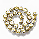 Chapelets de perles en verre électroplaqué EGLA-T012-02E-2