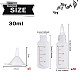 Benecreat 20 упаковка 30 мл пластиковые выдавливающие бутылки мини-градуированные выжимные бутылки с крышкой для краски DIY-BC0002-54-5