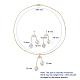 Pendentifs colliers et boucles d'oreilles ensembles de bijoux SJEW-JS01064-10