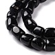 Natural Black Tourmaline Beads Strands G-E572-04-3