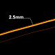 Benecreatマットラウンドアルミワイヤー  サンゴ  10ゲージ  2.5mm  24.5 m /ロール AW-BC0003-30C-2.5mm-5