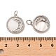 Латунные микро проложить кубического циркония подвески KK-P260-25P-3