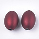 Perles acryliques de style caoutchouté X-MACR-T026-11B-2