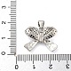 Латунные микропаве прозрачные подвески с фианитом FIND-Z044-05P-3