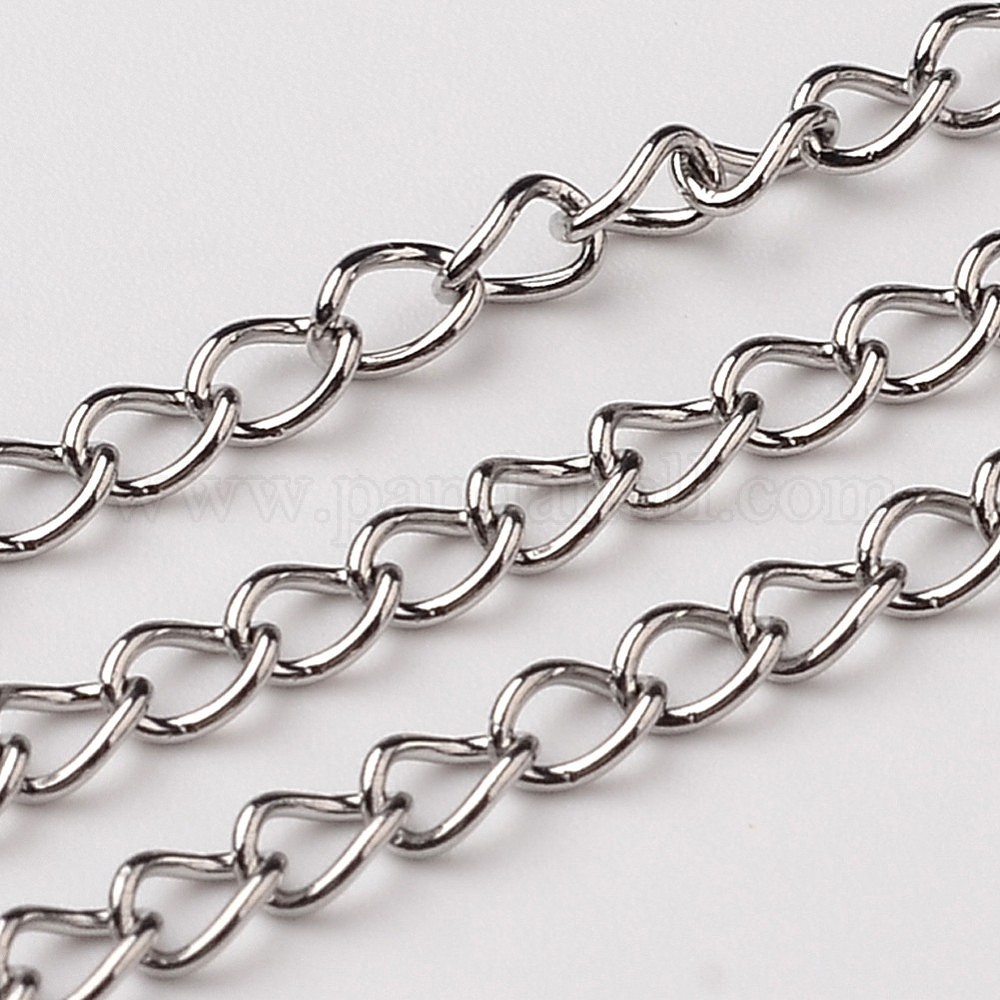 Wholesale 304 Stainless Steel Curb Chains Twisted Chains