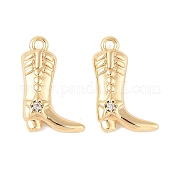 Латунные микро проложить кубического циркония подвески KK-R219-07G