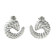 Серьги-гвоздики из нержавеющей стали 304 EJEW-Z038-03P