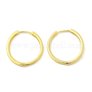 Brass Hoop Earrings EJEW-L211-08D-G