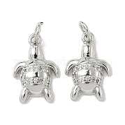 Латунные микро проложить кубического циркония подвески KK-I355-01P-02