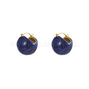 Серьги-кольца с круглыми шариками из нержавеющей стали 304 RG8509-1