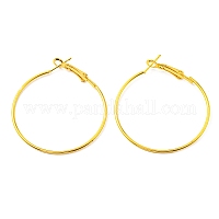 PandaHall Elite 48pcs 18K Gold Earring Supplies, 12 Styles Long