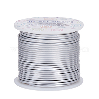 3 Gauge(6mm) Silver Aluminum Wire 23 Feet(7m) Bendable Metal