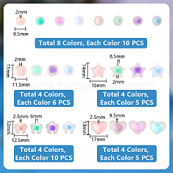 Прозрачные акриловые бусины TACR-PH0001-72