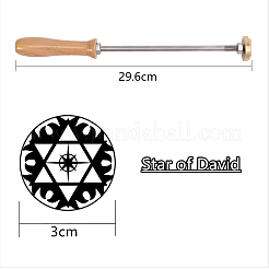 Штамповка тиснение пайка латунь со штампом AJEW-WH0113-15Y